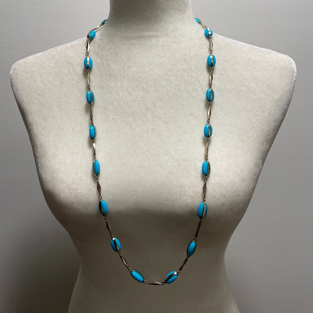 J.Crew Necklace Goldtone Single Strand Necklace Te